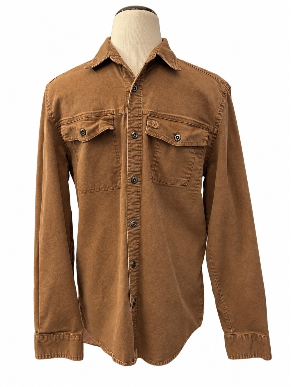 Coleman Brown Utility Button Down Shirt M